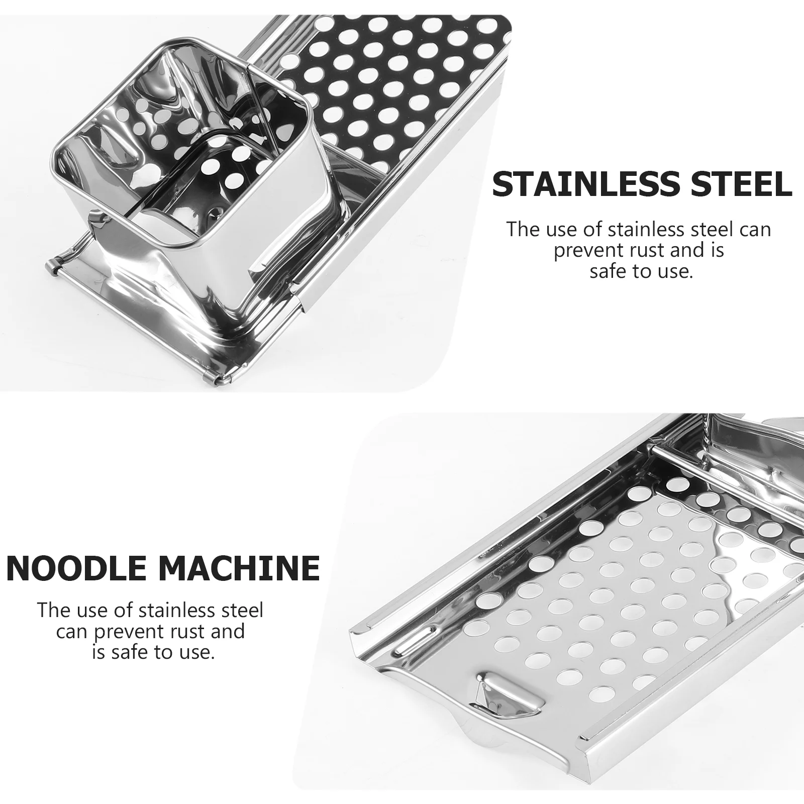 Stainless Steel Planer Portable Noodle Machine Dough Ball Pasta Maker Kitchen Accessory Multifunction Convenient