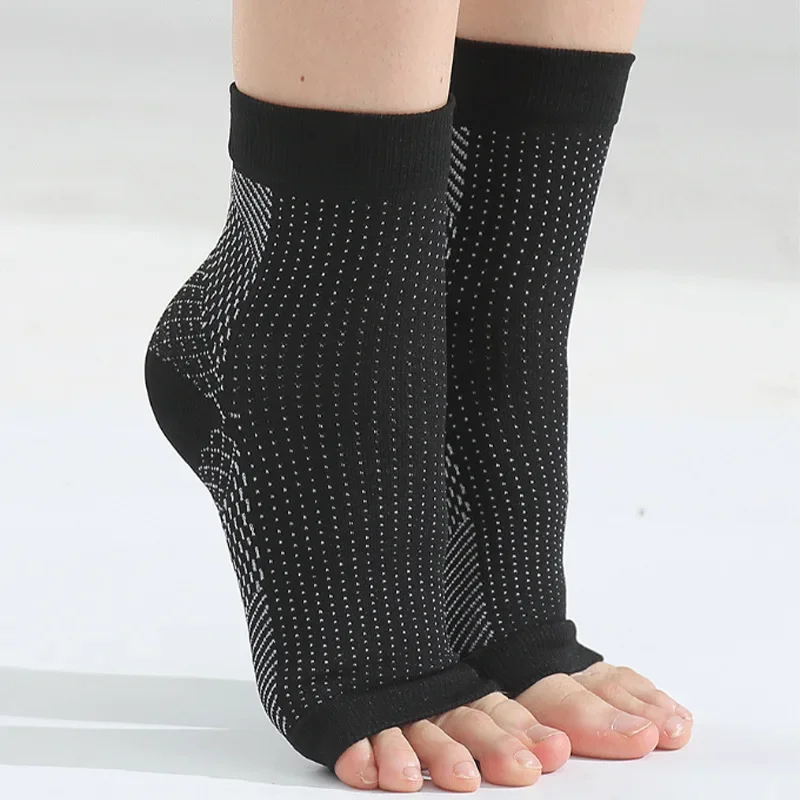 

1 пара компрессионных носков унисекс для снятия давления с голеностопного сустава, модные спортивные дышащие носки, впитывающие пот