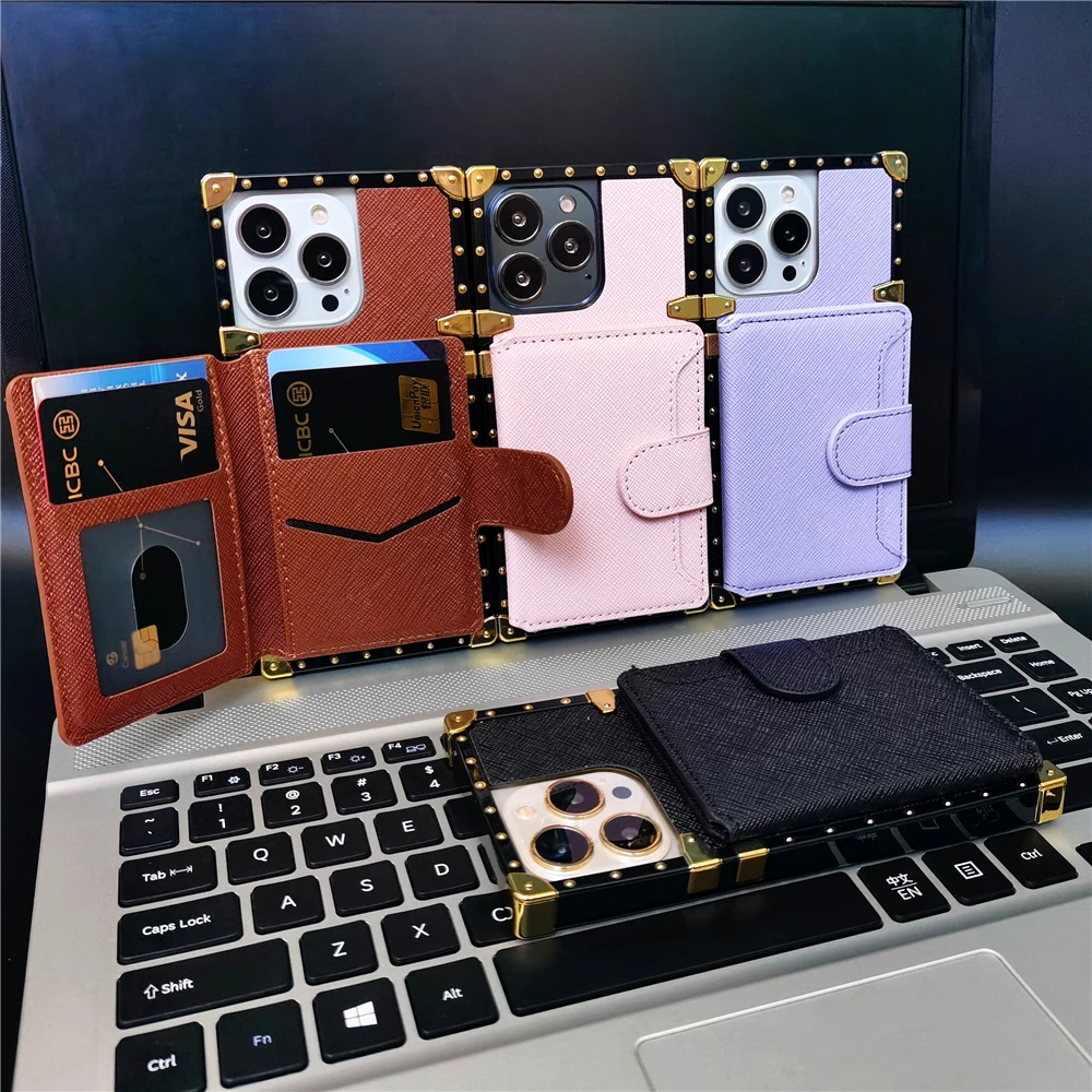 

Luxury Soft Shockproof Cover Retro Card Wallet Leather Phone Case for iPhone 17 pro Max 17 Air 16 pro 11 12 13 14 plus 15 PRO
