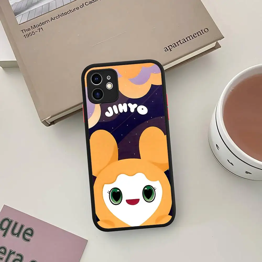 kpop T-Twices For iPhone 11 12 13 14 15 16 Pro Max Plus Matte Translucent Phone Cover - view 6