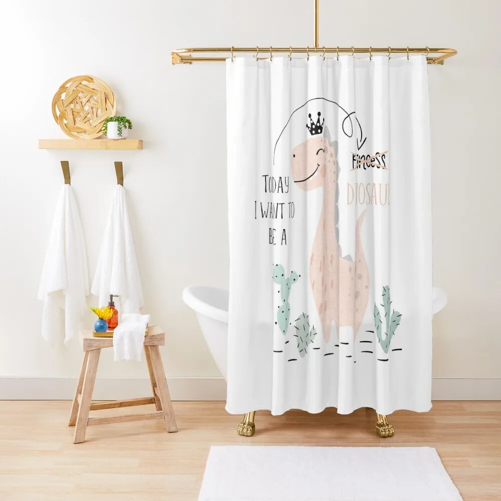 

Cute girly dinosaur Shower Curtain For Bathroom For The Bathroom For Shower Curtain