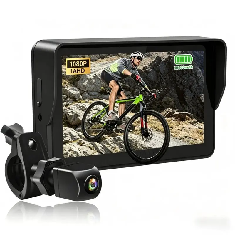 Bicycle Rear View Camera With 1080P AHD, 5