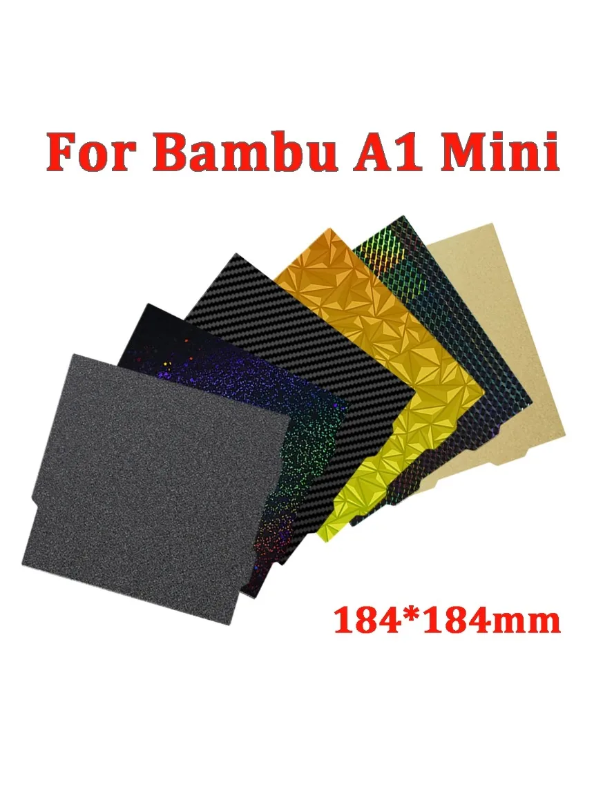 Płytka do druku Bambu Lab A1 Mini 184x184 Dwustronna H1H PEY PEO PET PEI Stalowa Płyta Sprężynowa PEI do Bambulab A1 Mini — zdjęcie produktu 7