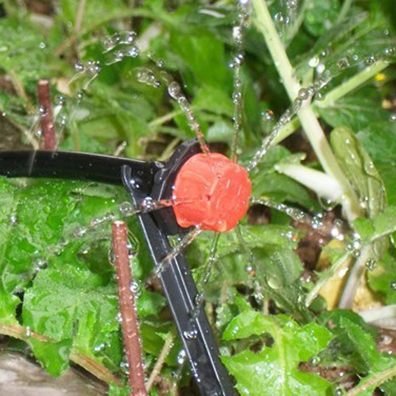 Watering Lawn Irrigation Tool Drippers Gardening 50pcs Adjustable Plastic Home Yard Garden Outdoor Living New Quality