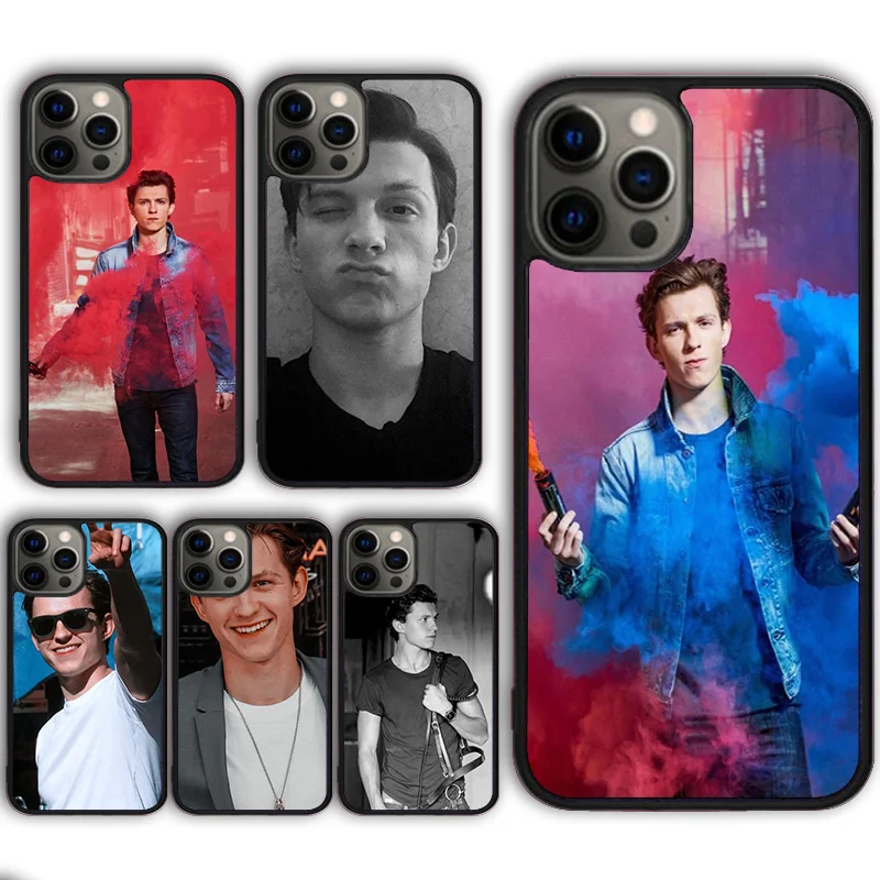 Tom Holland Handsome Phone Case Cover for iPhone 16 15 SE2020 13 14 11 12 Mini Pro Max 6 7 8 Plus  coque fundas Shell