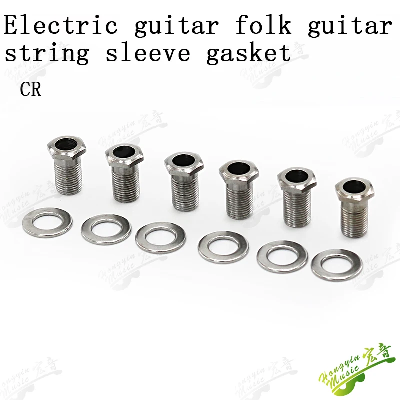 Gitarren-Stimmwirbel-Knopf-Set: Schrauben, Kappen, Hülsen, Griffe, Muttern, Unterlegscheiben, Dichtungen – Ersatzteile und Zubehör zur Reparatur – Detail 5