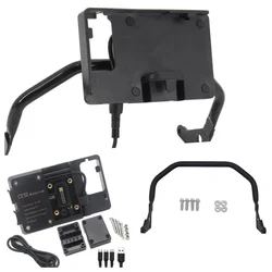 Motorcycle Mobile Phone Charging Stand Holder For BMW R1200GS R1250GS LC ADV R 1200 GS Adventure 12mm GPS Navigation Bracket