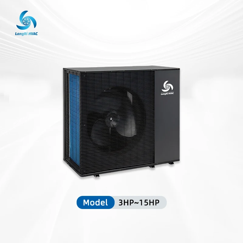 A+++ 15Kw 20KW R290 Single Fan Monoblock Pump Heating R290 Dhw Heat Pump  System 35DB With Wifi Control