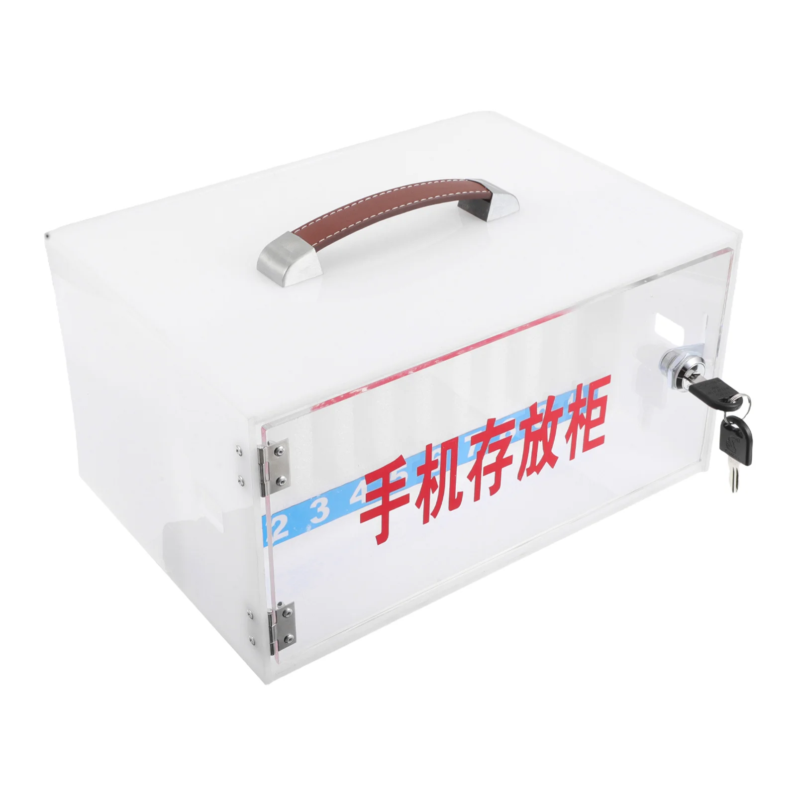 

Cell Phone Storage Cabinet Lockable Phone Holder Organizer for Classroom Office Mobile Phones Security Lock Box