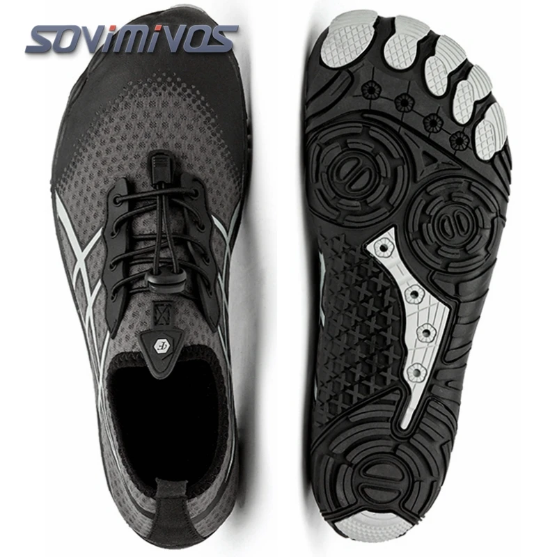 

Men's Trail Running Shoes, Lightweight Athletic Zero Drop Barefoot Shoes Non Slip Outdoor Walking Minimalist Shoes for Women Man