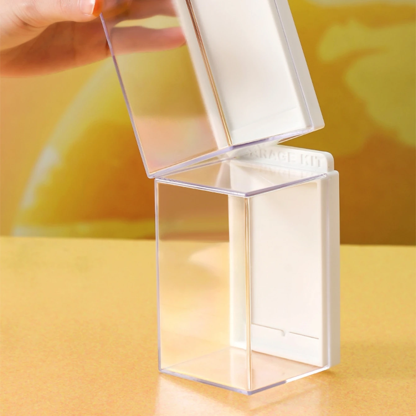 Blind Box Display Stand Dustproof Storage Box Transparent Hand Display Cabinet Acrylic Doll Bubble Display Box