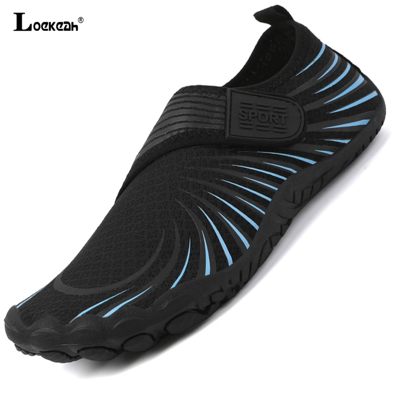 

Эластичная обувь для водных видов спорта, мужская и женская быстросохнущая обувь для водных видов спорта, нескользящая дышащая пляжная обувь для серфинга, дайвинга