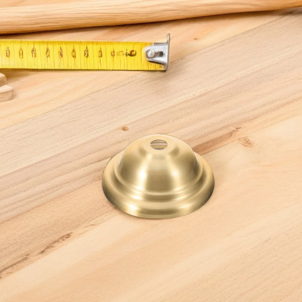 

2Pcs Pure Brass Chandelier Base Plate Large Pendant Light Cover Lamp Cup British Style Finial Caps Decorative Lighting Ceiling