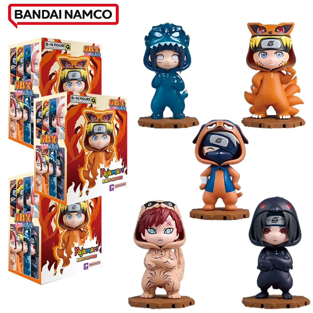 

Original BANDAI Naruto Pajamars Series Blind Box Fashionable Toys Classic Anime Themed Collectibles Birthday Gifts for Kids