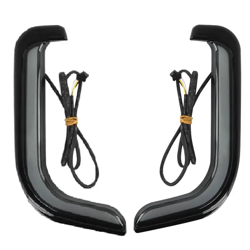 

AEA6-Motorcycle LED Fairing Grills Turn Signal Light For Touring Street Electra Glide Road King CVO Limited 96-13