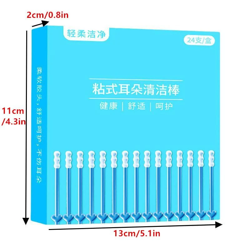 1/3/5 صناديق لزجة الأذن حفار الأذن أداة حفر الأذن الشمع تنظيف خاص لا تؤذي الأذن حفر ملعقة الأذن حفر مسحات القطن
