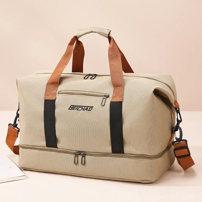 

Fashionable travel shoulder bag, large capacity sports crossbody bag, handbag, suitable for gym, shopping, moving