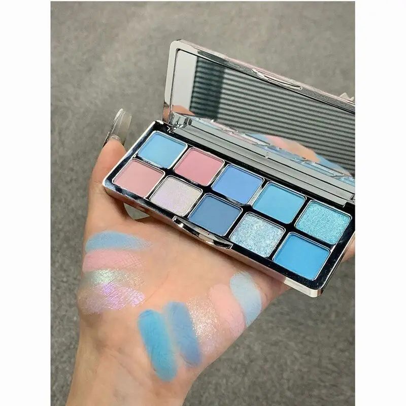 Sitiya Dreamy Ten Melad Winter Atmosphere Colors Gioco quotidiano Trucco Tavolozza di ombretti multicolori per principianti e studenti