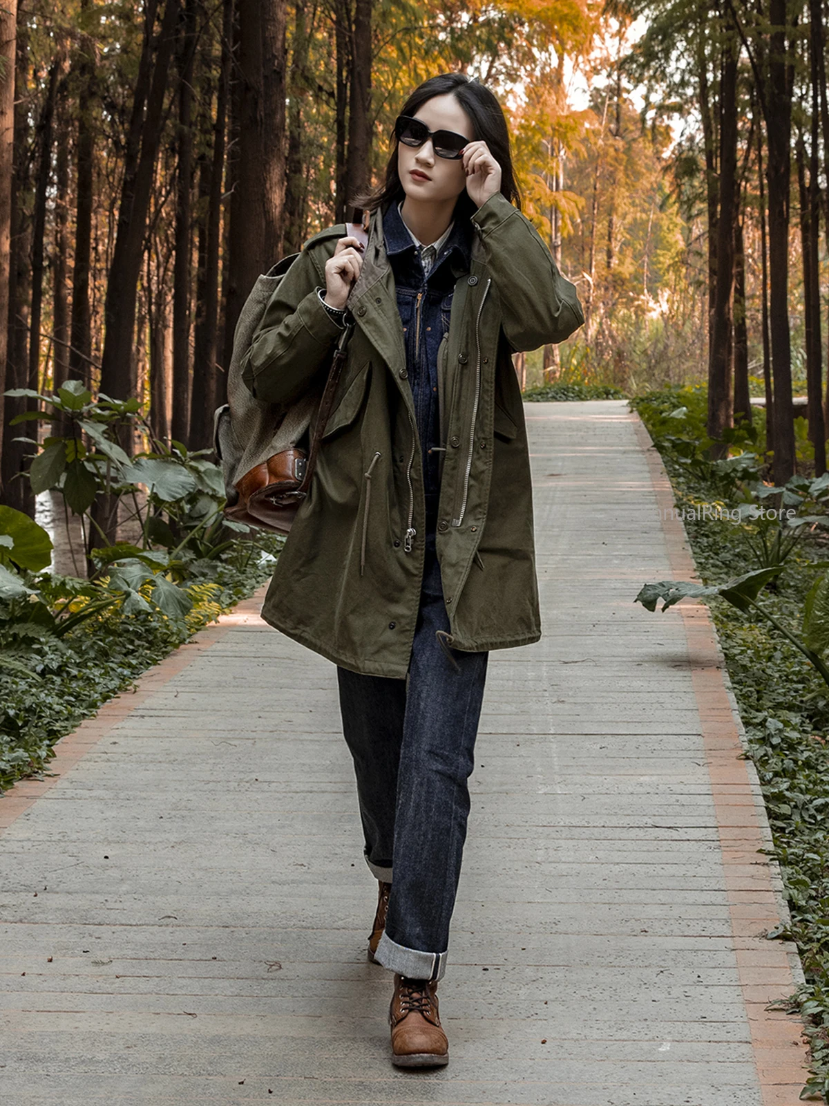 ジャケット・アウター Swordfish Harajuku Rebel Steampunk Parka Cyberpunk parka 