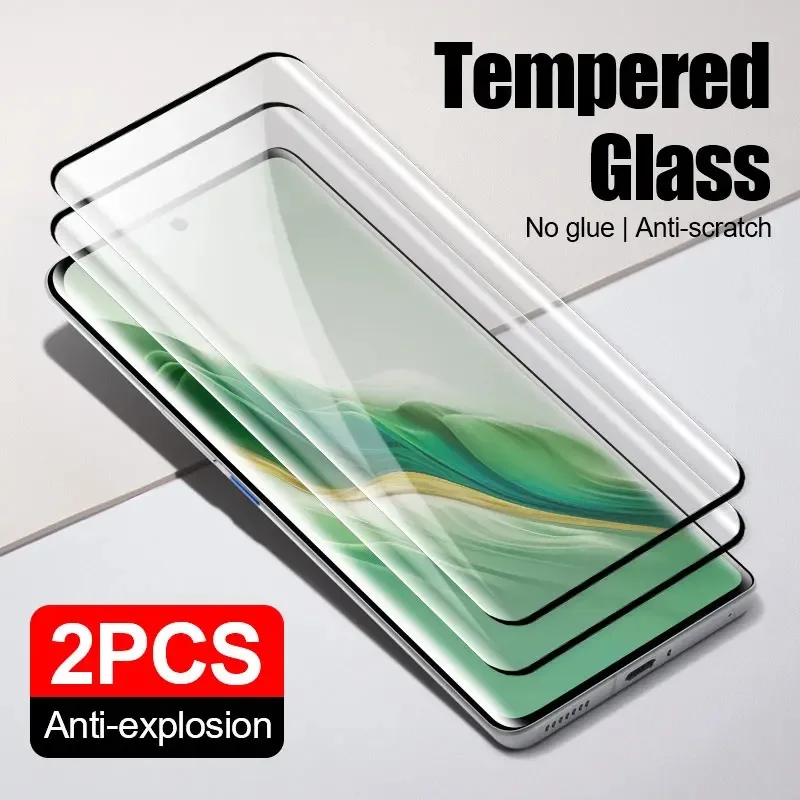 2Pcs Tempered Glass for Honor 200 Pro 100 90 80 70 60 Phone Screen Protector for Honor Magic 6 5 4 3 Full Cover Protective Film