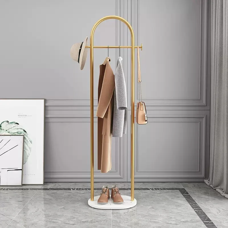 Living Room Floor Coat Rack Modern Designer Simple Pole Balcony Clothes Hanger Stand Hotel Nordic Kledingrek Home Eccessories