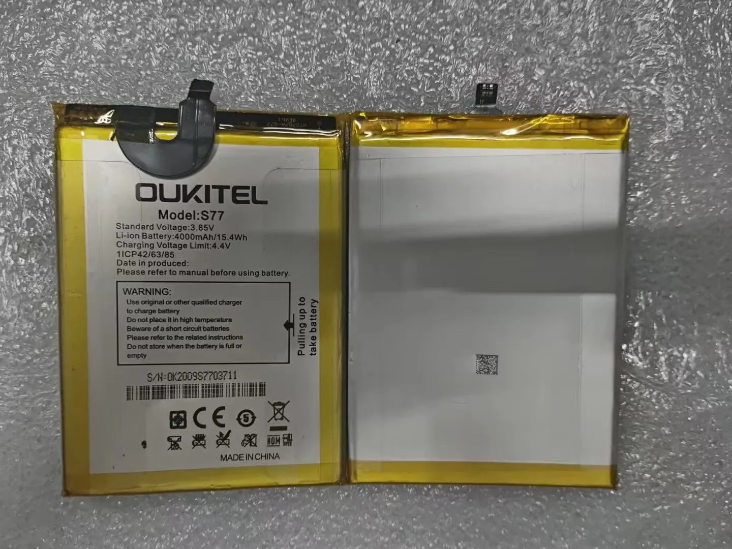 New Original For Oukitel C18 pro S77 C22 KC-N4000C  C39  C46 C41 C43 C47  C48 C50 L5708 Battery