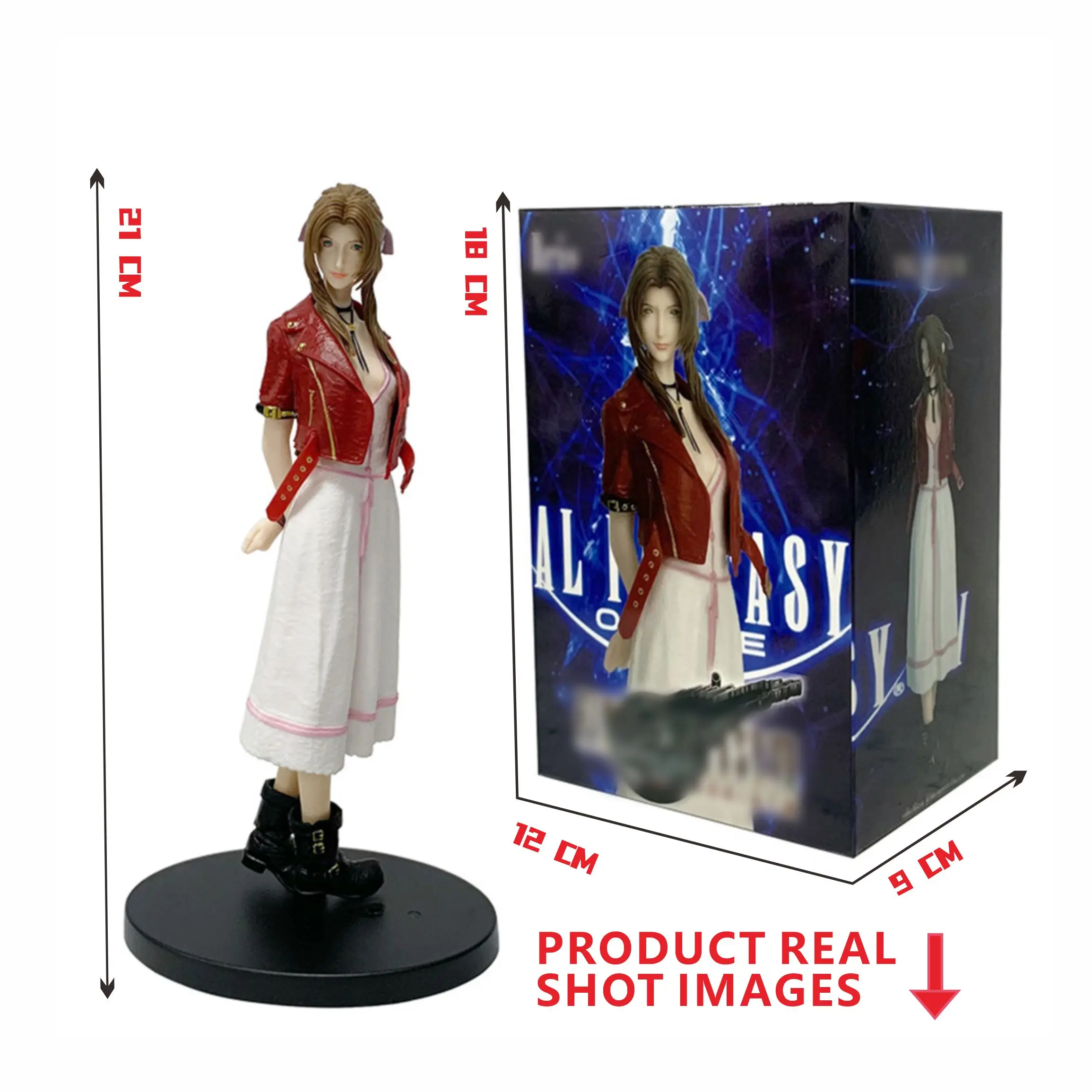 Remade Exquisite FF Couple Version Cloud Strife & Aerith Couple PVC Action Figures, Anime Collectible Model Toys, Perfect Holid