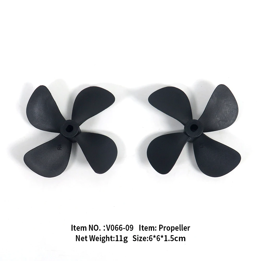 Flytec Official Original V066-09 10PCS Propellers 5 Pairs Spare Parts For V066 12V Brushless Power RC Carp Fishing Bait Boat