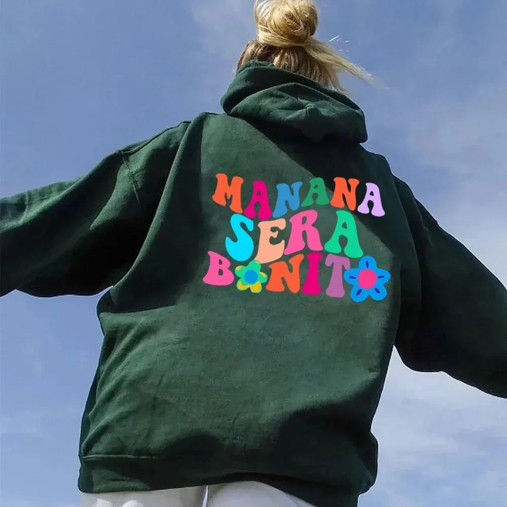 Unisex Manana Sera Bonito Hoodie Gráfico, Camisola Karol G, Tudo Será Legal