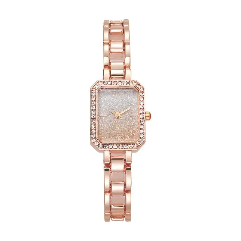 Luxury Ladies Watches Fashion Dresses Square Minimalist Design Women Quartz Watch Stainless Steel Skeleton Clock Reloj Mujer