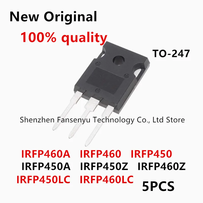 

(5piece)100% New IRFP450 IRFP450A IRFP450Z IRFP450LC IRFP460 IRFP460A IRFP460Z IRFP460LC