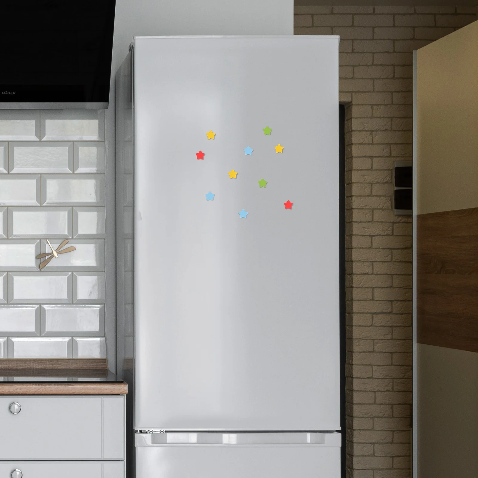 

80pcs Star Cute Refrigerator Decorative Fridge Small For Whiteboard Magnetic Decorations Classroom Bulletin Fridge Decor Star