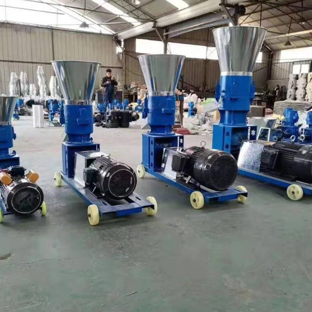 High Efficiency Electric Feed Mill Machine For Cattle Livestock Animal Feed Production