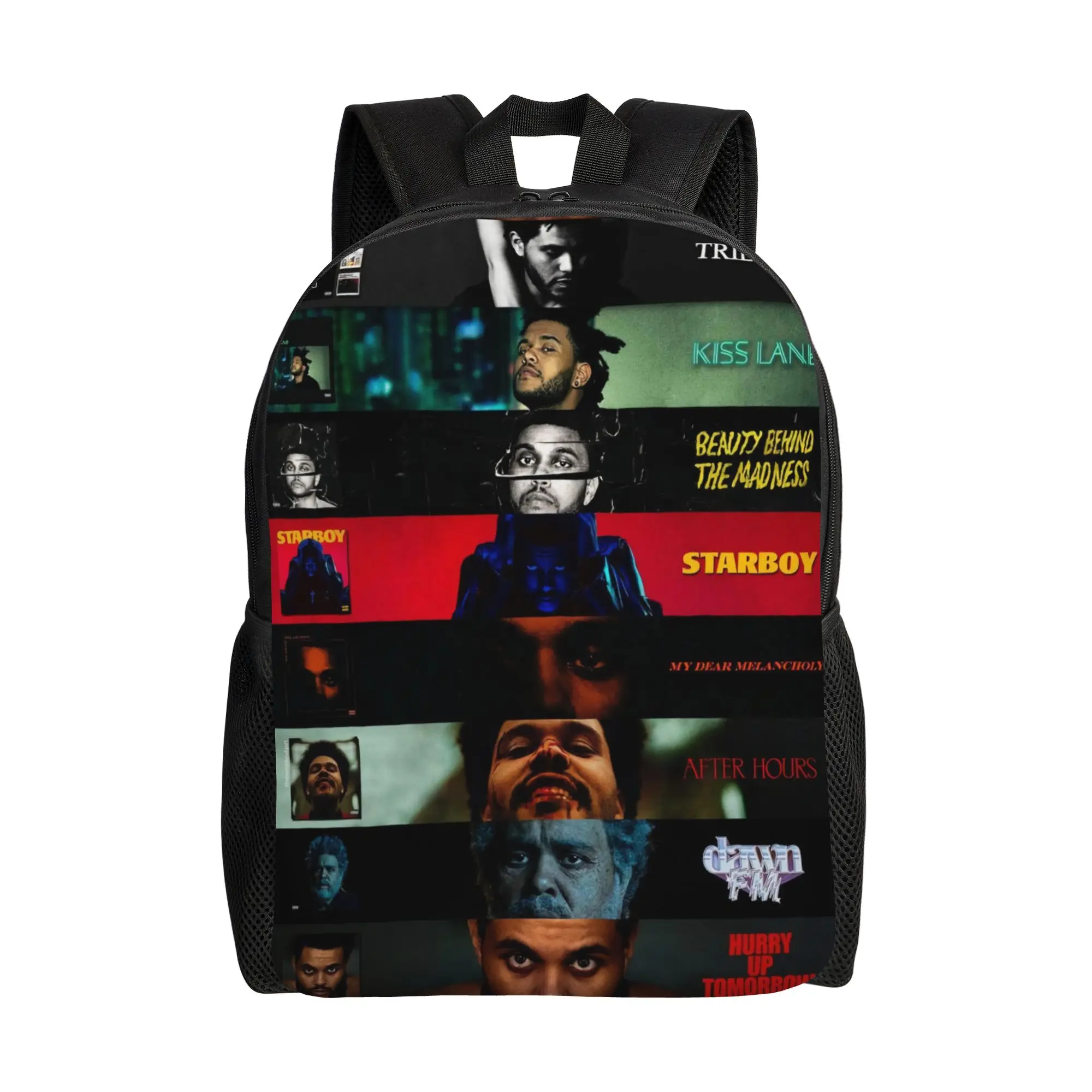 

The Weeknded New Album Hurry Up Tomorrow Backpack Student Print Backpacks Polyester Streetwear School Bags Sport Rucksack