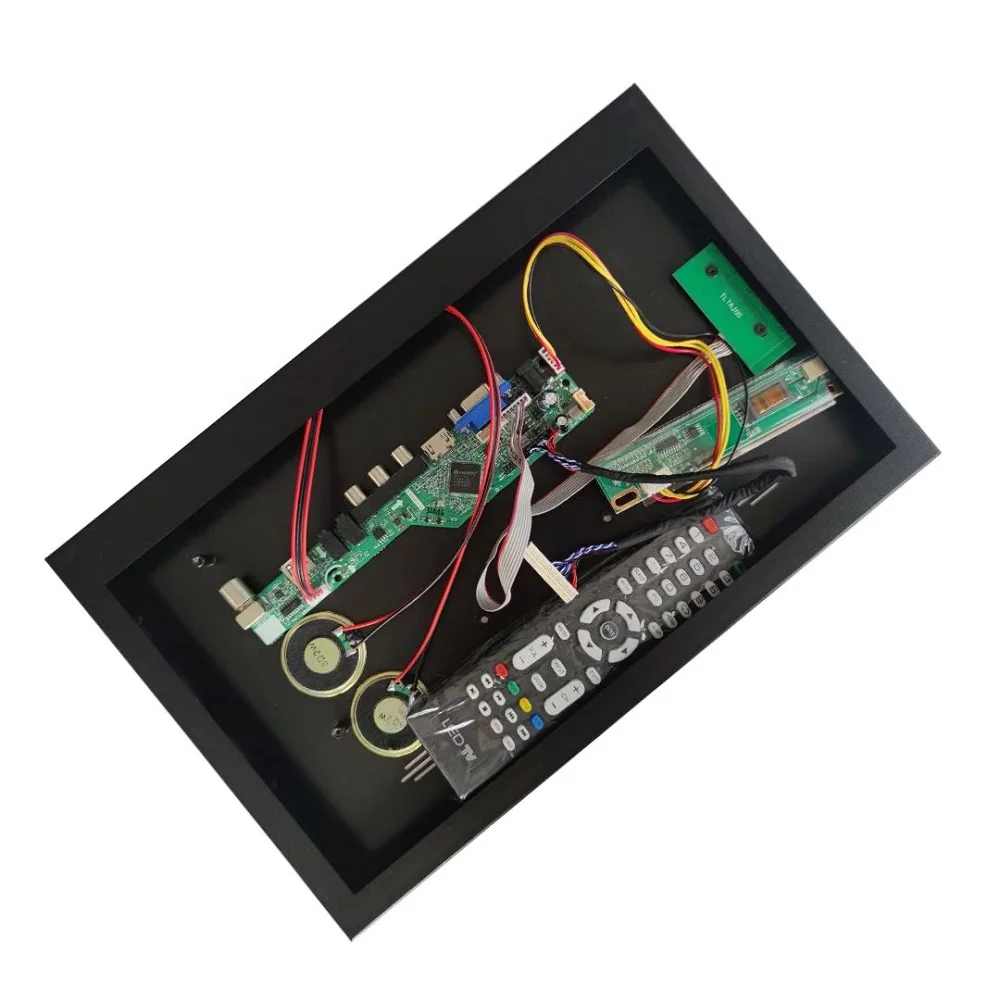 Imagem -01 - Kit para Lp154w01 30pin 1ccfl 15.4 1280x800 Painel Lcd Vga Liga de Alumínio Caixa de Metal Painel Capa Traseira Mais Placa Controladora tv kit para lp154w01 30pin 1ccfl 154 1280x800 painel lcd vga liga de aluminio caixa de metal painel capa traseira mais placa controladora tv 01