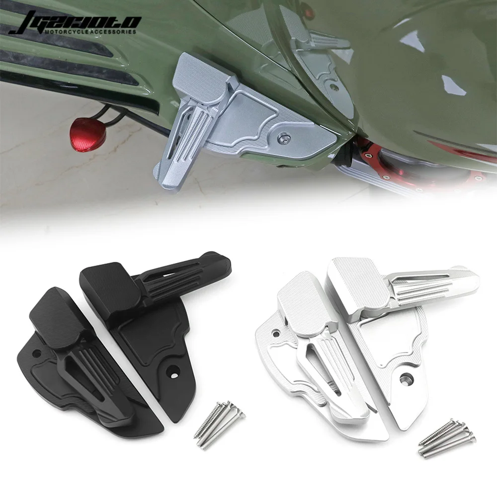 Motorcycle Footrest Rear Passenger Foldable Pedal Scooter Accessory Foot Steps Pegs