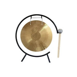 Arborea Desktop Gong 6/8/10/12 inch Wind Gong Set Small Gong Mini Gong Office or Home Decoration