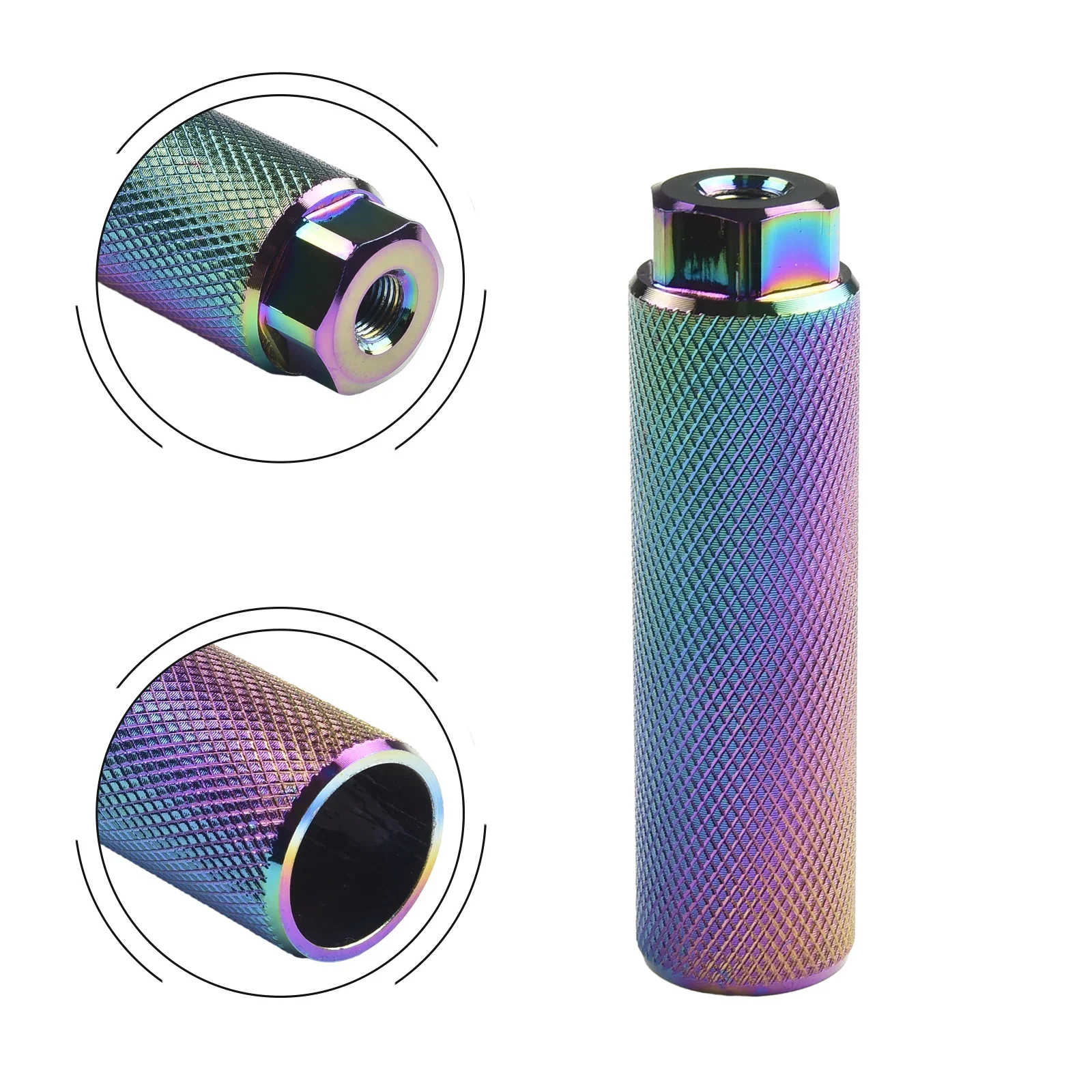 Premium Aluminum Alloy Bike Pegs, Knurled Design For Anti Skid Grip, Suitable For Road Bike, Mountain Bikes, And More