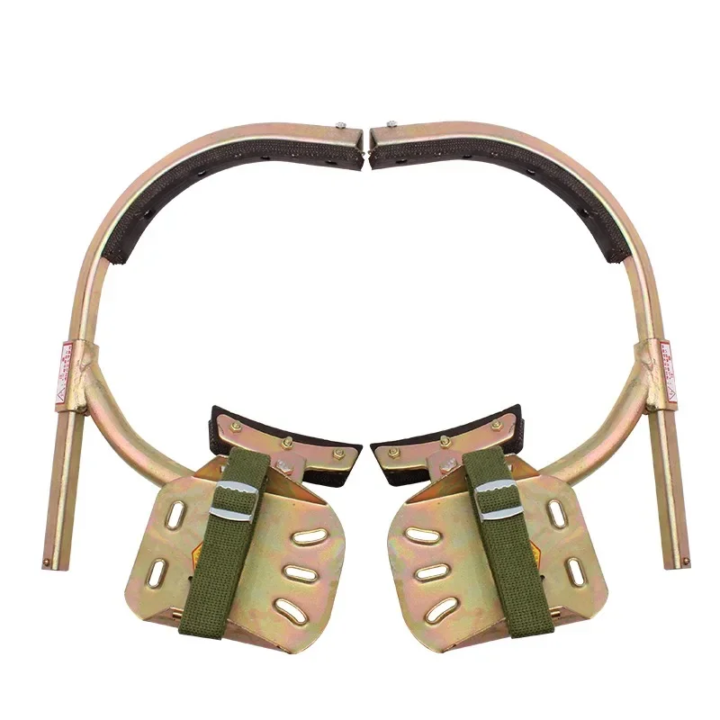 

standard thickened telephone pole foot buckle electrician pole foot climbing anti-skid foot hook iron shoe pole climbing tool