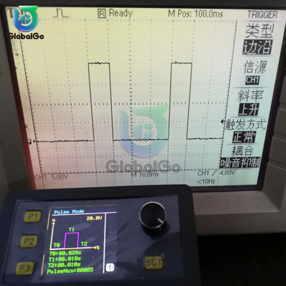 Generador de señal módulo ajustable 1-1000Hz ondas de seno 4-20mA 2-10V generador de señal PWM pulso