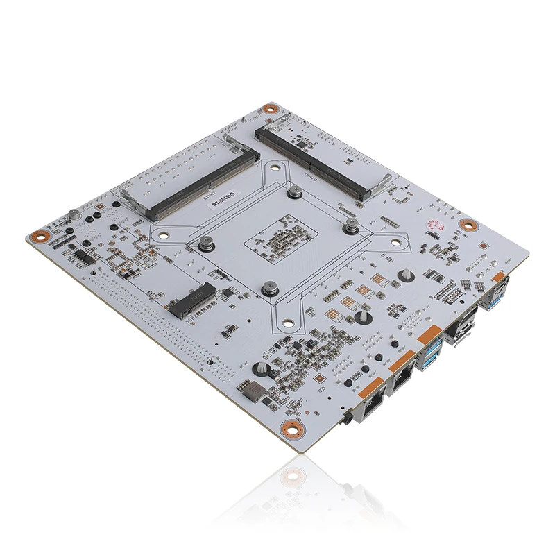 Scheda madre NAS a 8 alloggiamenti LAN 2x10G AMD Ryzen 7 8845HS USB4 2 * SFF-8643 a 8 * SATA 2xNVMe PCIEX16 2xDDR5 Mini ITX Firewall Scheda madre