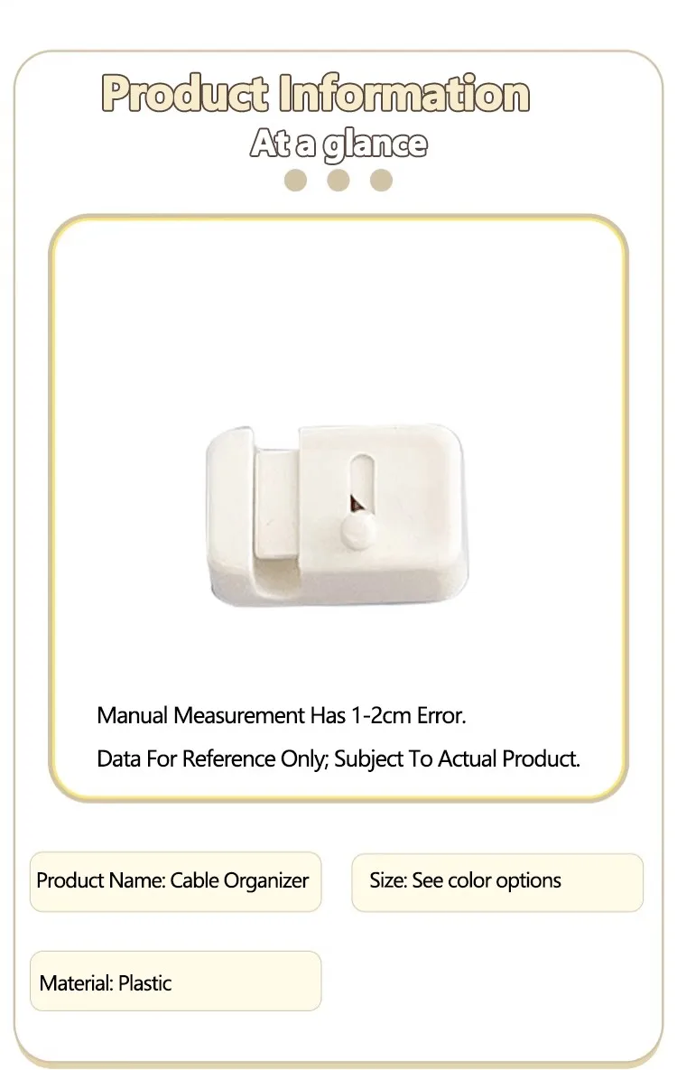 Desk Cable Management Clips