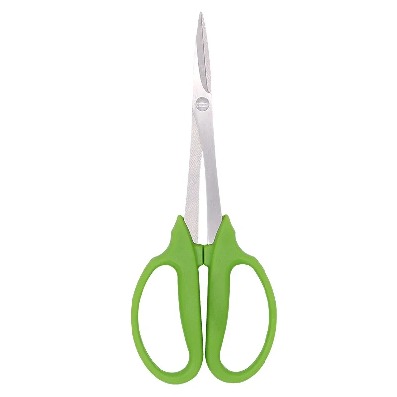 Long-handled Garden Leaf Sprout Shears Stainless Steel Pointed Tip Orchard Fruit Picking Shears Pruning Bonsai Pruning Shears