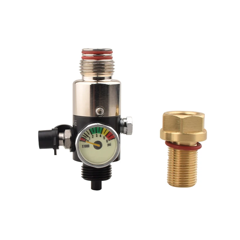 

New Style 1800PSI Adjustable Pressure Regulator HPA Gas Cylinder Refill Filling Adapter Supply Valve CO2 Scuba Soda Water Parts