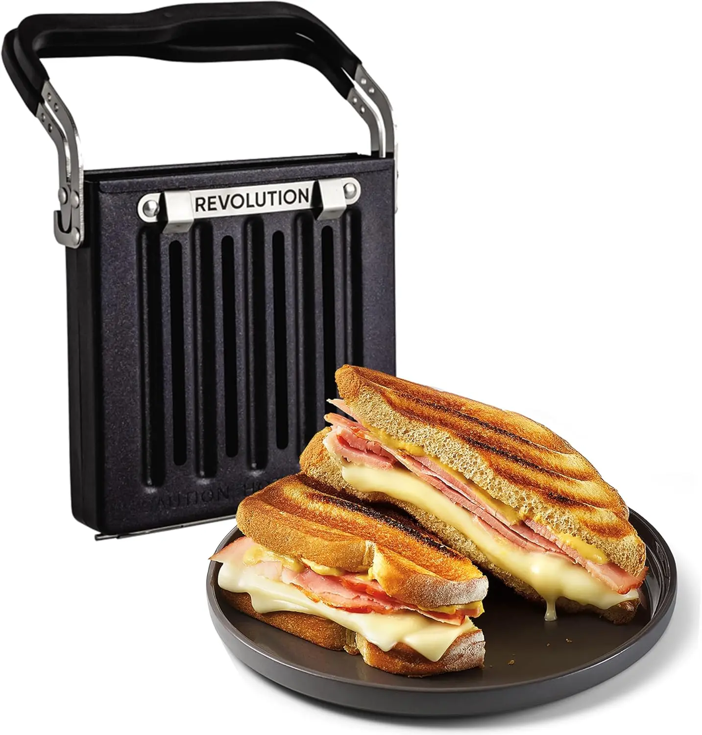 

Toastie Press (Works With All Toasters) Toast Quesadillas, Paninis, and Grilled Cheese in Your Toaster