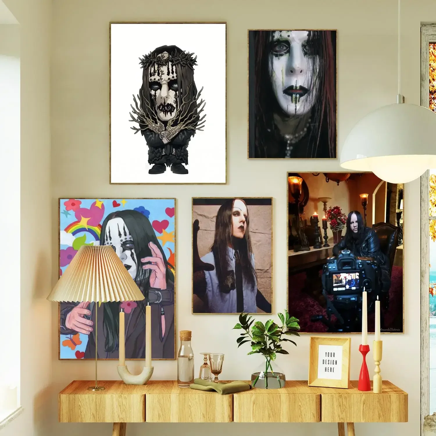 joey jordison Poster Prints Wall Art Canvas Painting Poster For Modern Family Living Room Home Decor