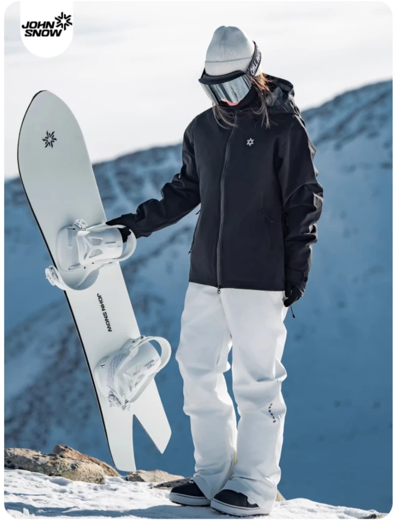 

Комплект для сноуборда John Snow 2026: женский приталенный 3D-костюм для лыжников, водонепроницаемая и ветрозащитная куртка и брюки с полностью проклеенными швами, 20K