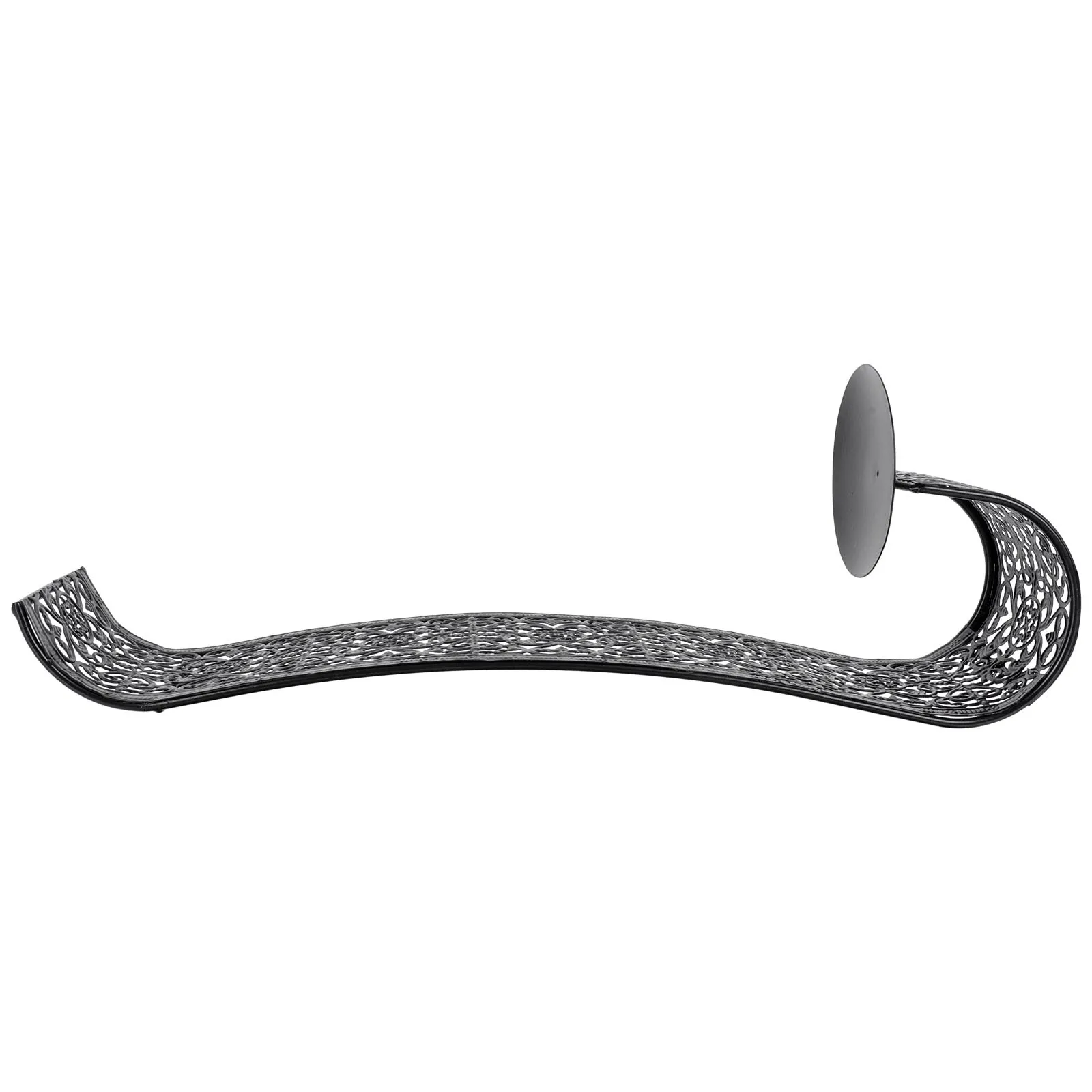 

1Pcs Iron Wall Candleholder Creative Home Wall Pendant Retro Decorative Candlestick Holder Home Candlestick Stand