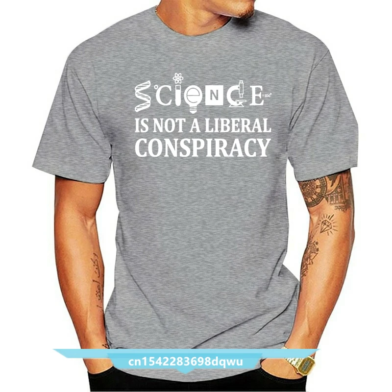 Customised T Shirts Science Is Not A Liberal Conspiracy Triblend Short Sleeve Gift O-Neck Shirts For Men