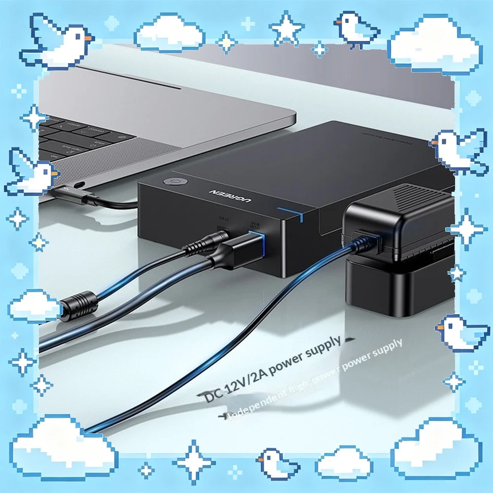 UGREEN 60736 3.5 Inch HDD Enclosure USB 3.0 Type C 5Gbps External Hard Drive Case for Desktop PC